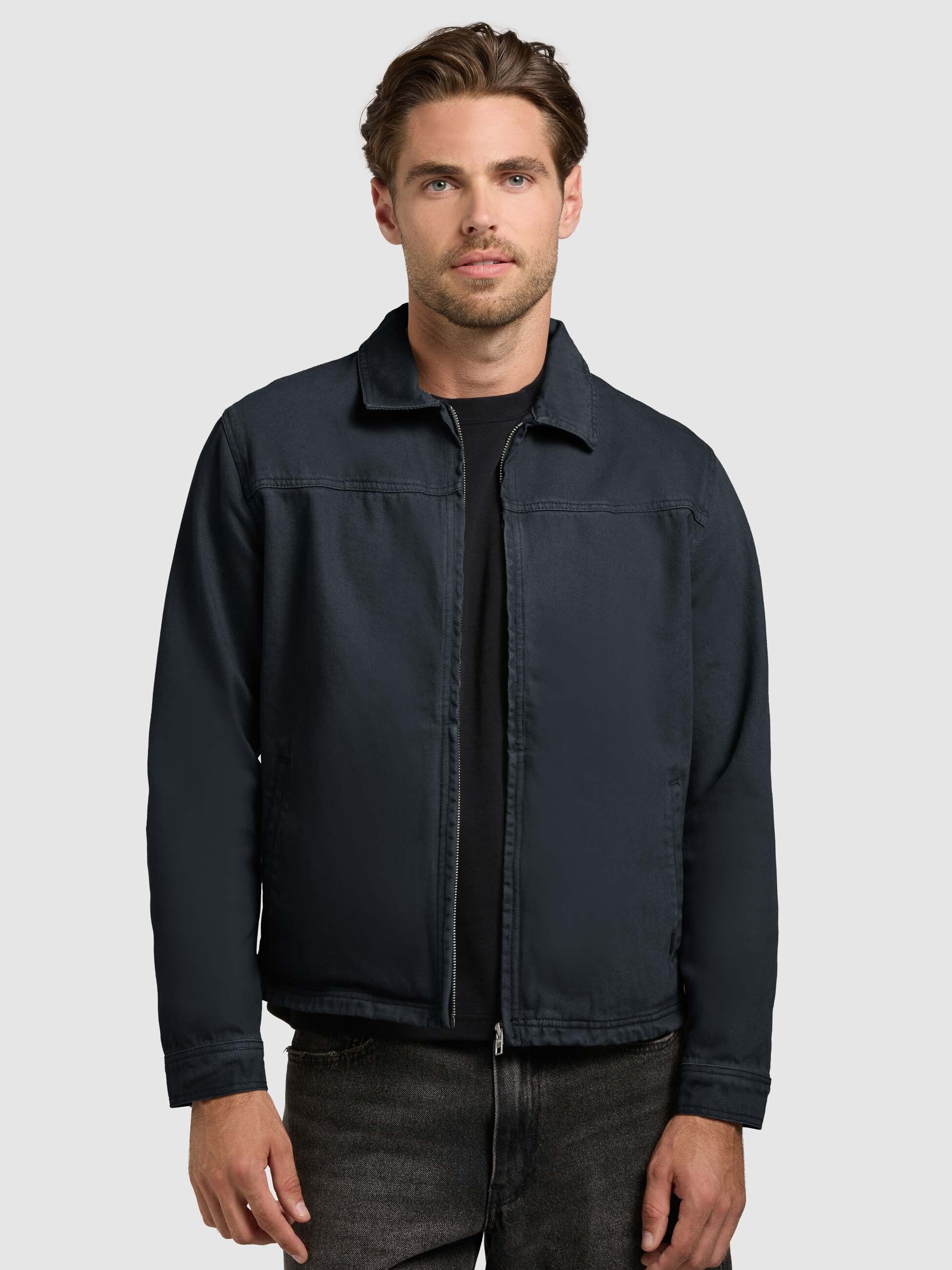 khujo-reilly-damen-jeansjacke-navy-denim-regular-fit image 7