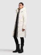 khujo-mantel-sunne-luna-white-knielang-wintermantel-loose-fit image 2