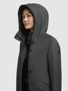 khujo-coat-yeal-kurzmantel-blue-gray-slim-fit image 7