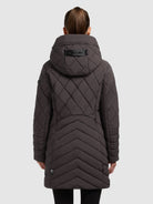 khujo-ivana-damen-kurzmantel-graphite-grey-2-in-1-mit-einsatz image 3