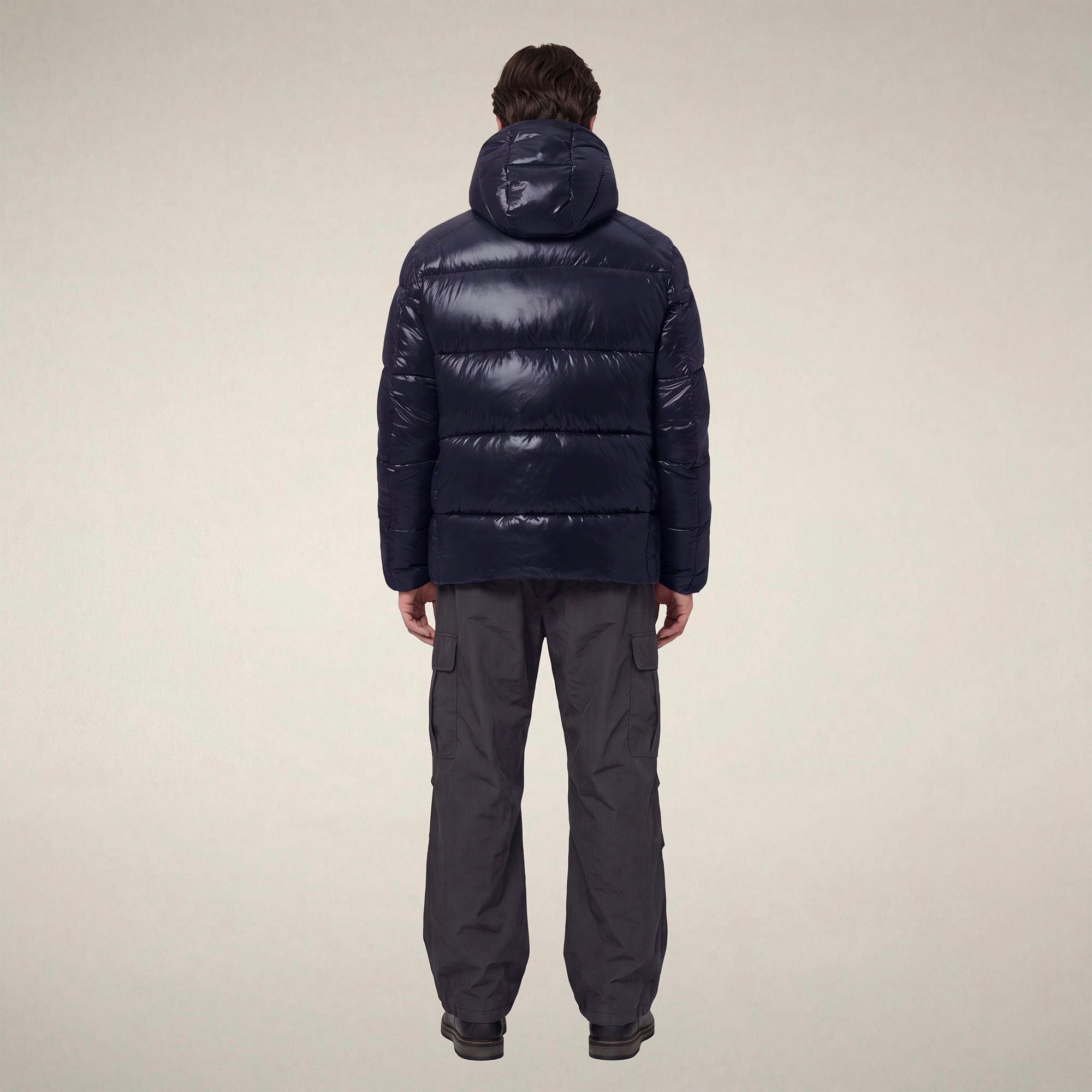 save-the-duck-edgard-herren-steppjacke-blau-schwarz-laqu-recycled-plumtech image 2