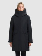 khujo-coat-sina-port-blue-kurzer-damen-wintermantel-mit-kapuze image 4