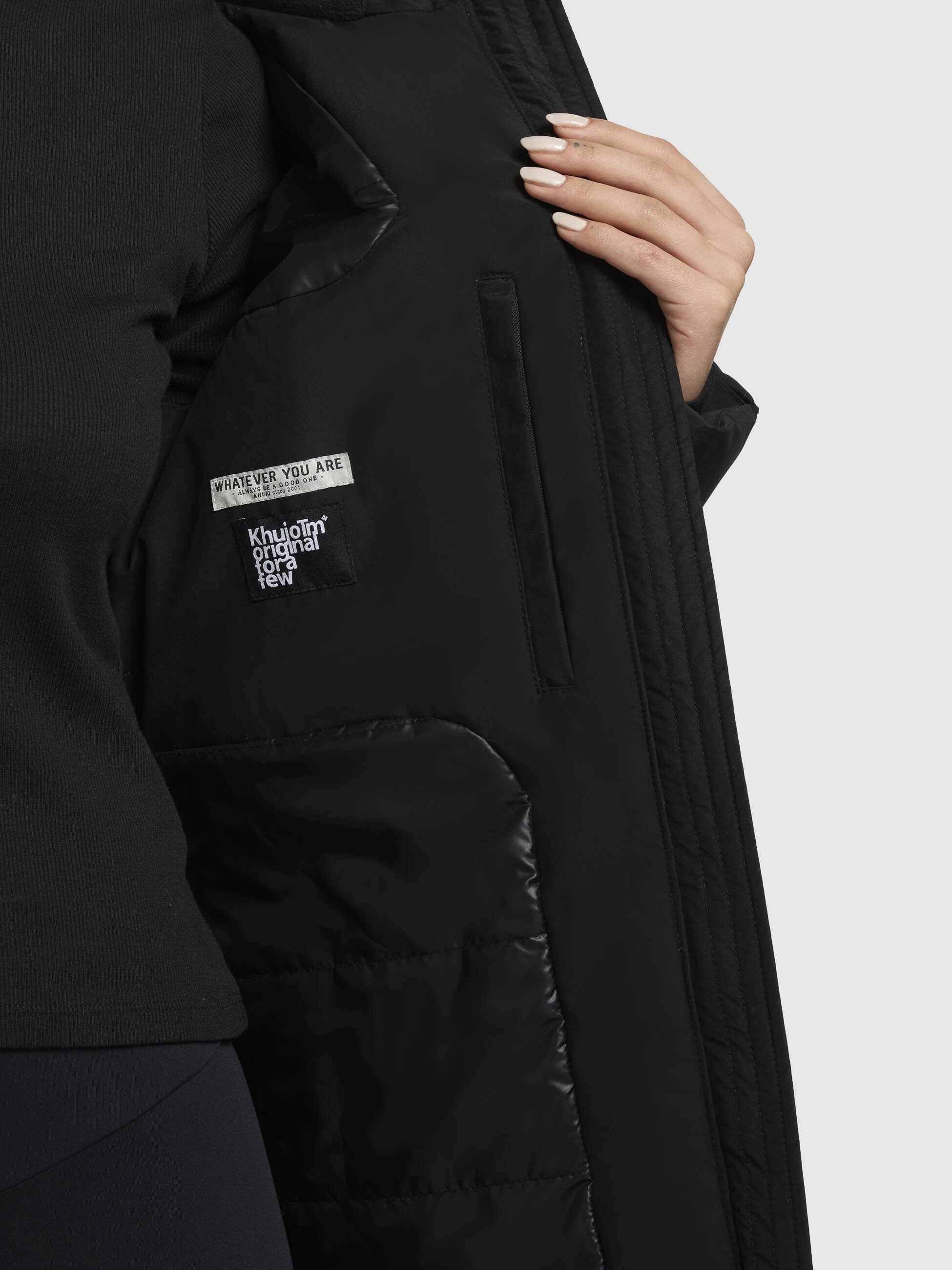 khujo-manc-damen-winterjacke-schwarz image 8