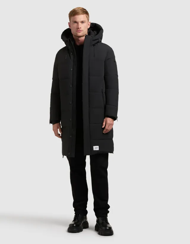 khujo-coat-pike-black-wintermantel image 1