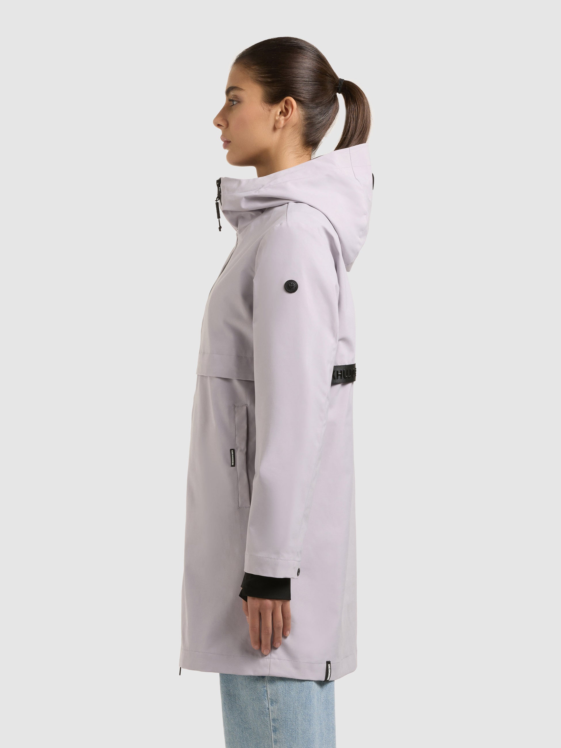 khujo-mantel-june-raindrops-lilac-leichter-damen-kurzmantel-parka image 5