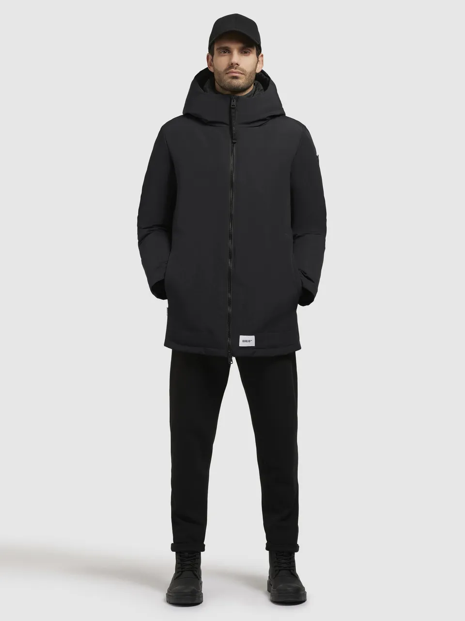 khujo-jacke-adan-schwarz-damen-parka-warm-wattiert image 1