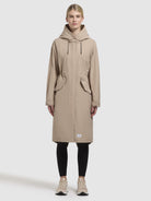 khujo-rayana-damen-mantel-sommerparka-knielang-beige image 6