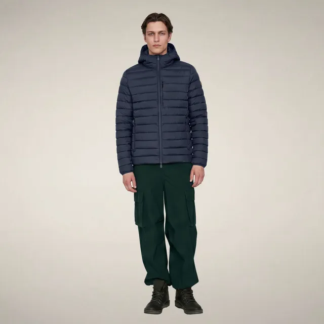 save-the-duck-juncus-herren-daunenjacke-mit-kapuze-blauschwarz image 1
