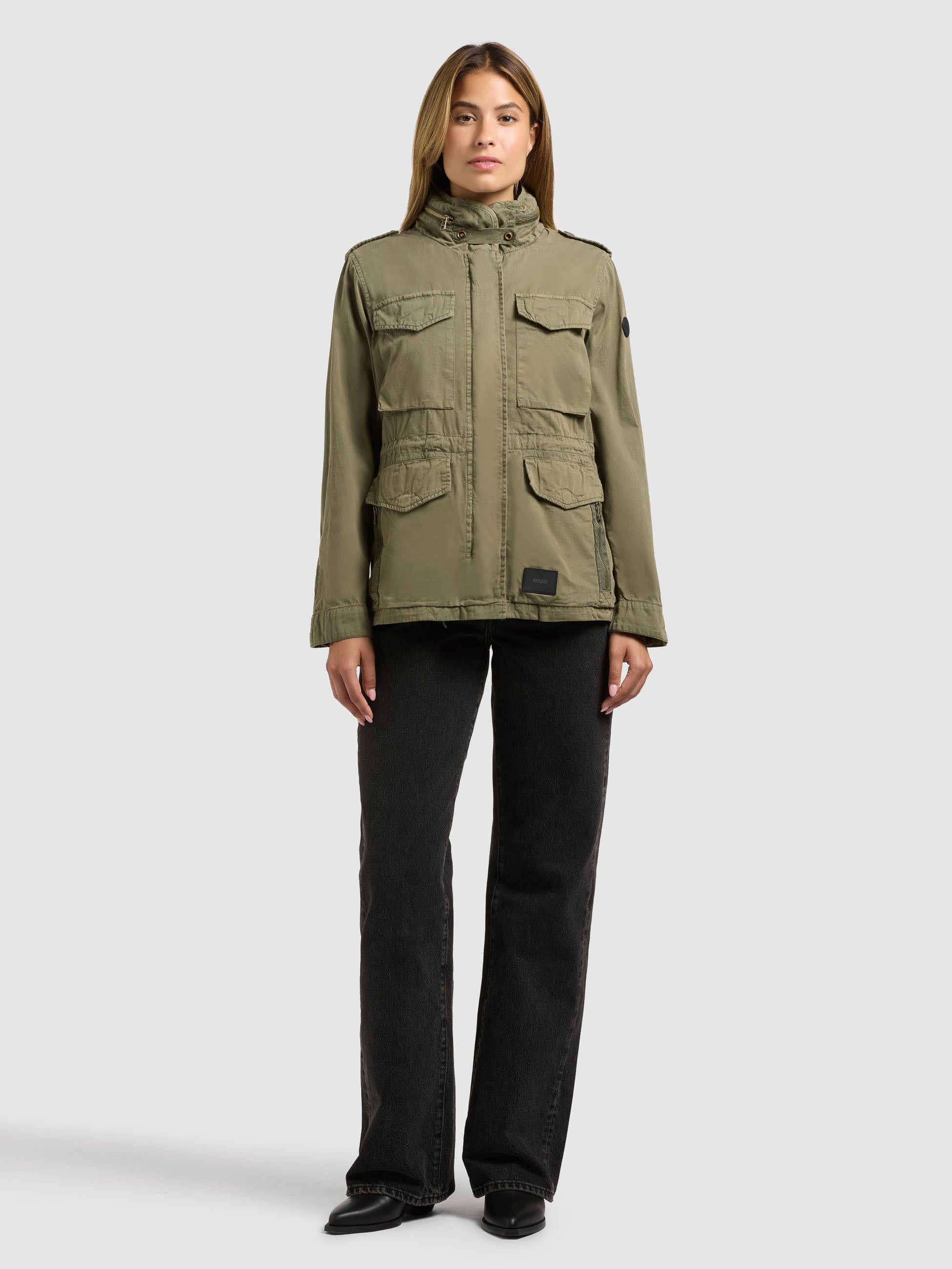 khujo-jacke-nori-olive-fieldjacke-cargojacke-f-r-damen image 2