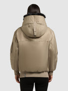khujo-jacke-cela-bomber-beige-damen-loose-fit-bomber-mit-kapuze image 3