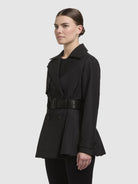 khujo-jacke-liane-schwarz-trench-sommerjacke-mit-g-rtel image 5