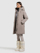khujo-mantel-wedelia-with-inner-jacket-greige-damen-2-in-1 image 2
