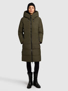 khujo-coat-jilias5-dark-green-gesteppter-damen-wintermantel image 2