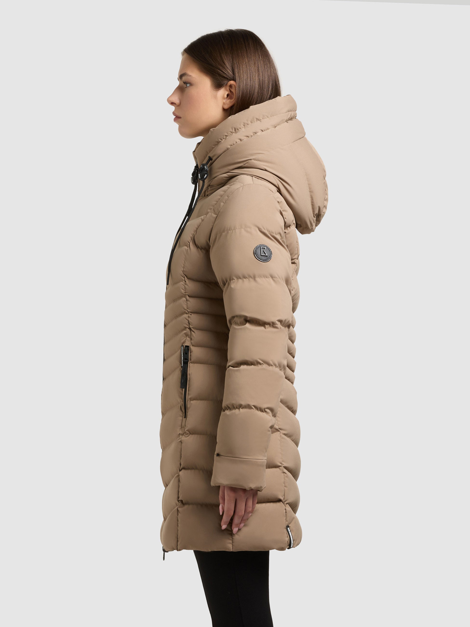khujo-mantel-lava-cookie-beige-leichter-kurzmantel-slim-fit-f-r-damen image 5