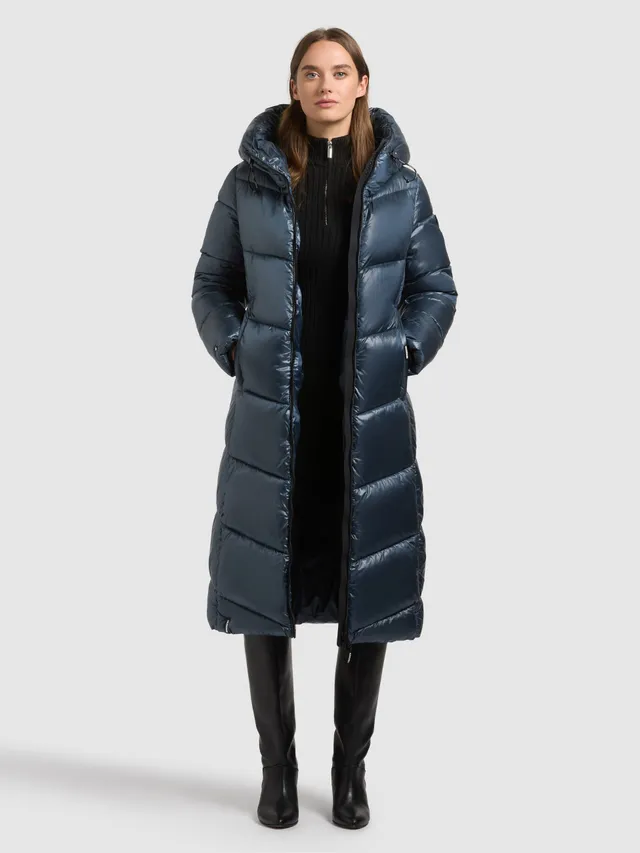 khujo-mantel-rabia-2in1-damen-wintermantel-dim-blue-wadenlang-slim-fit image 1