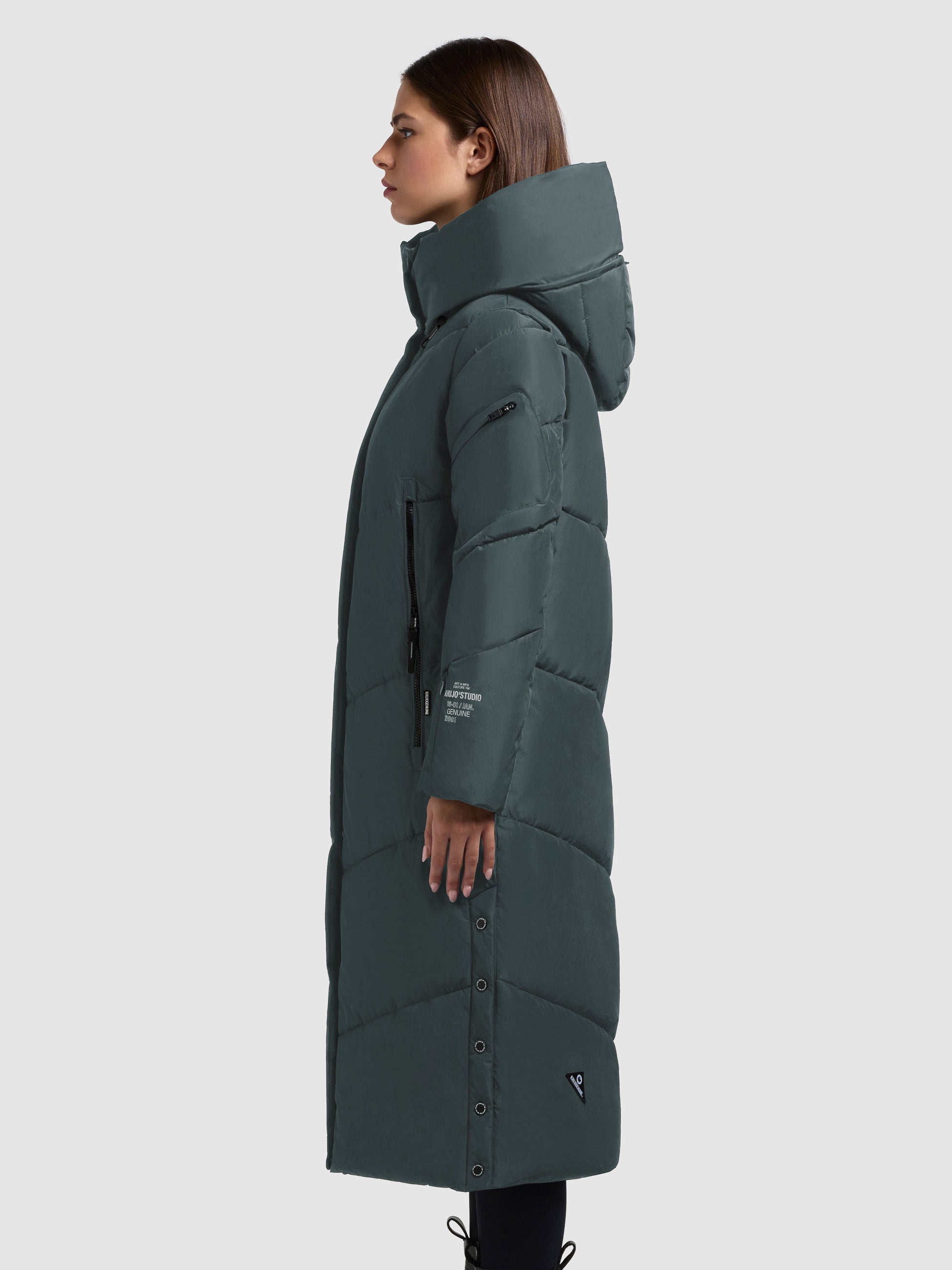 khujo-mantel-pulset-matt-foam-green-knielanger-damen-wintermantel image 5