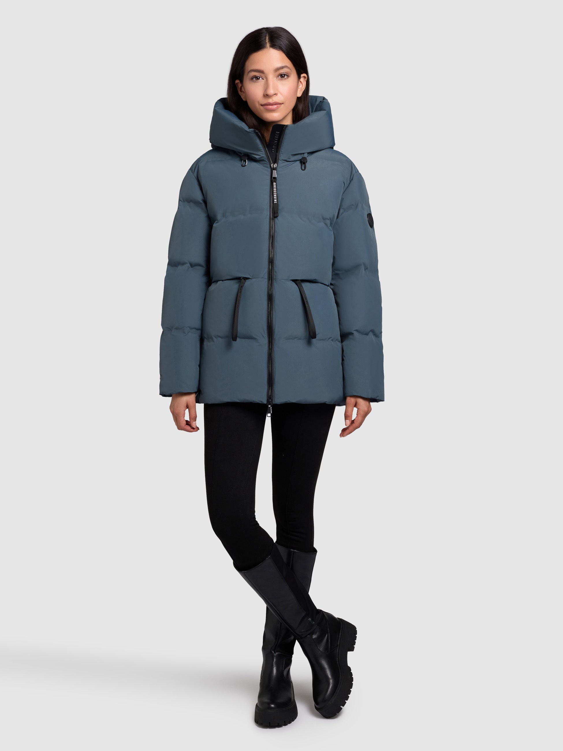 khujo-jacke-ellis-dim-blue-h-ftlange-steppjacke-mit-kapuze image 1