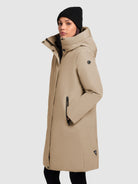 khujo-coat-nellen-beige-damen-wintermantel-knielang-wattiert image 5