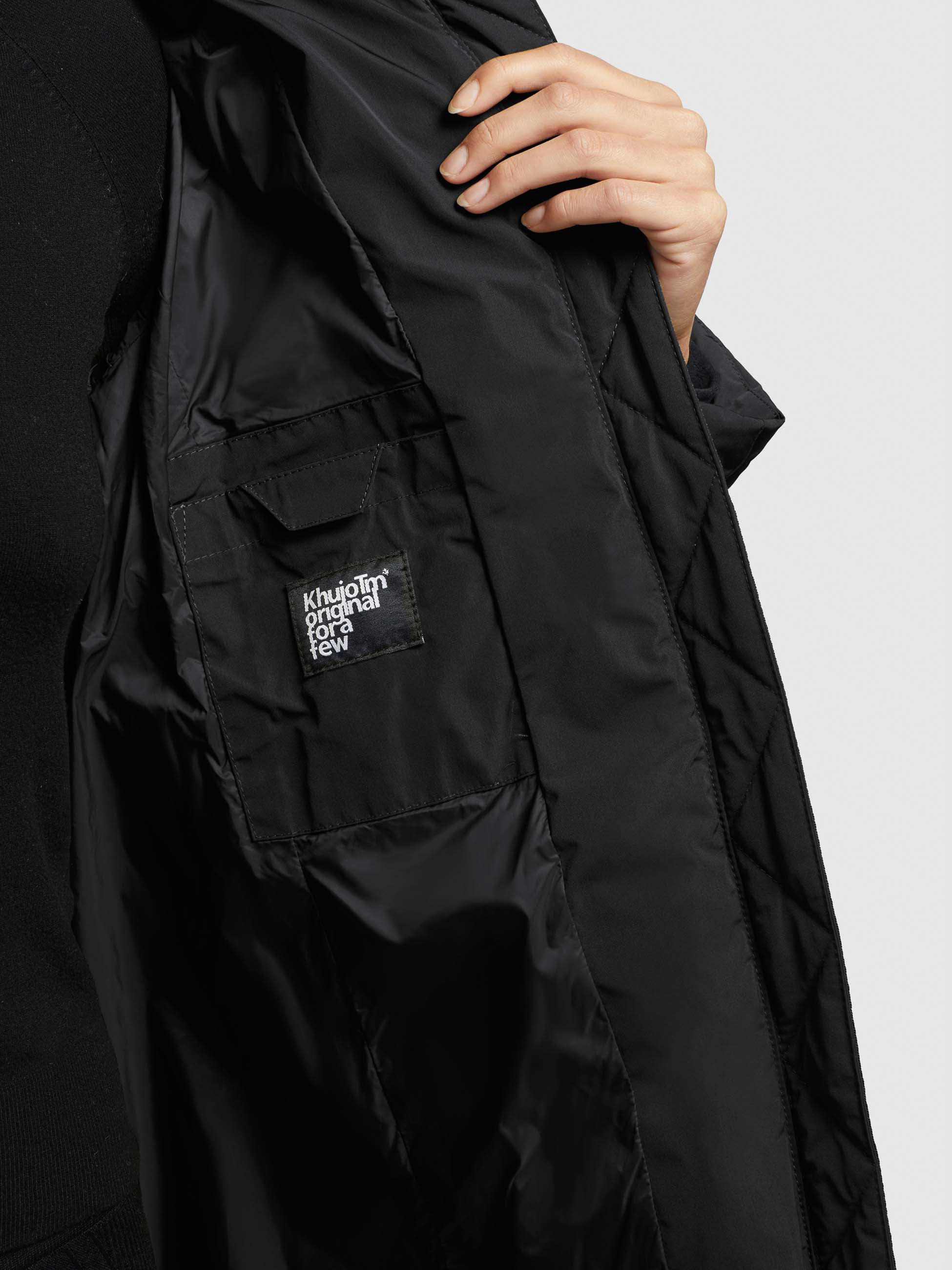 khujo-mantel-darka-schwarz-damen-steppmantel-regular-fit image 8