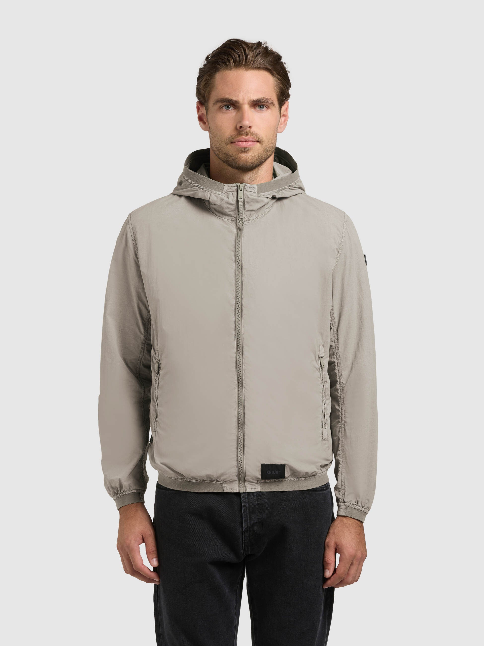 khujo-jacke-derf-bone-beige-blousonjacke-mit-kapuze image 1