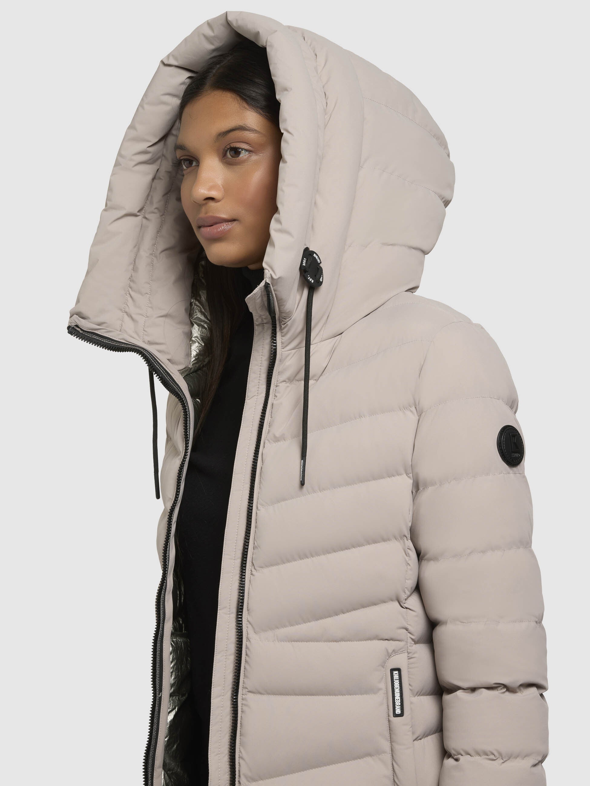 khujo-jacke-tuhani4-hellbeige-steppjacke-damen-leicht image 7