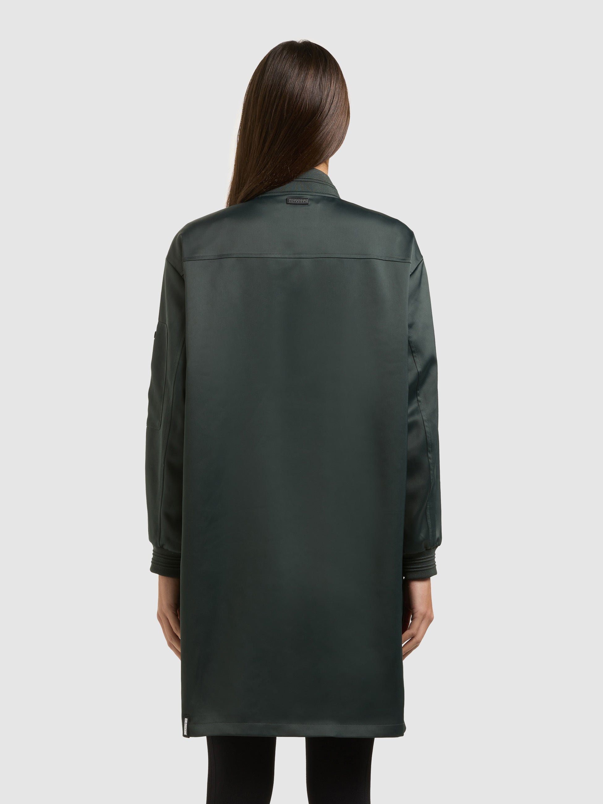 khujo-tindra-damen-blousonmantel-treetop-green image 3