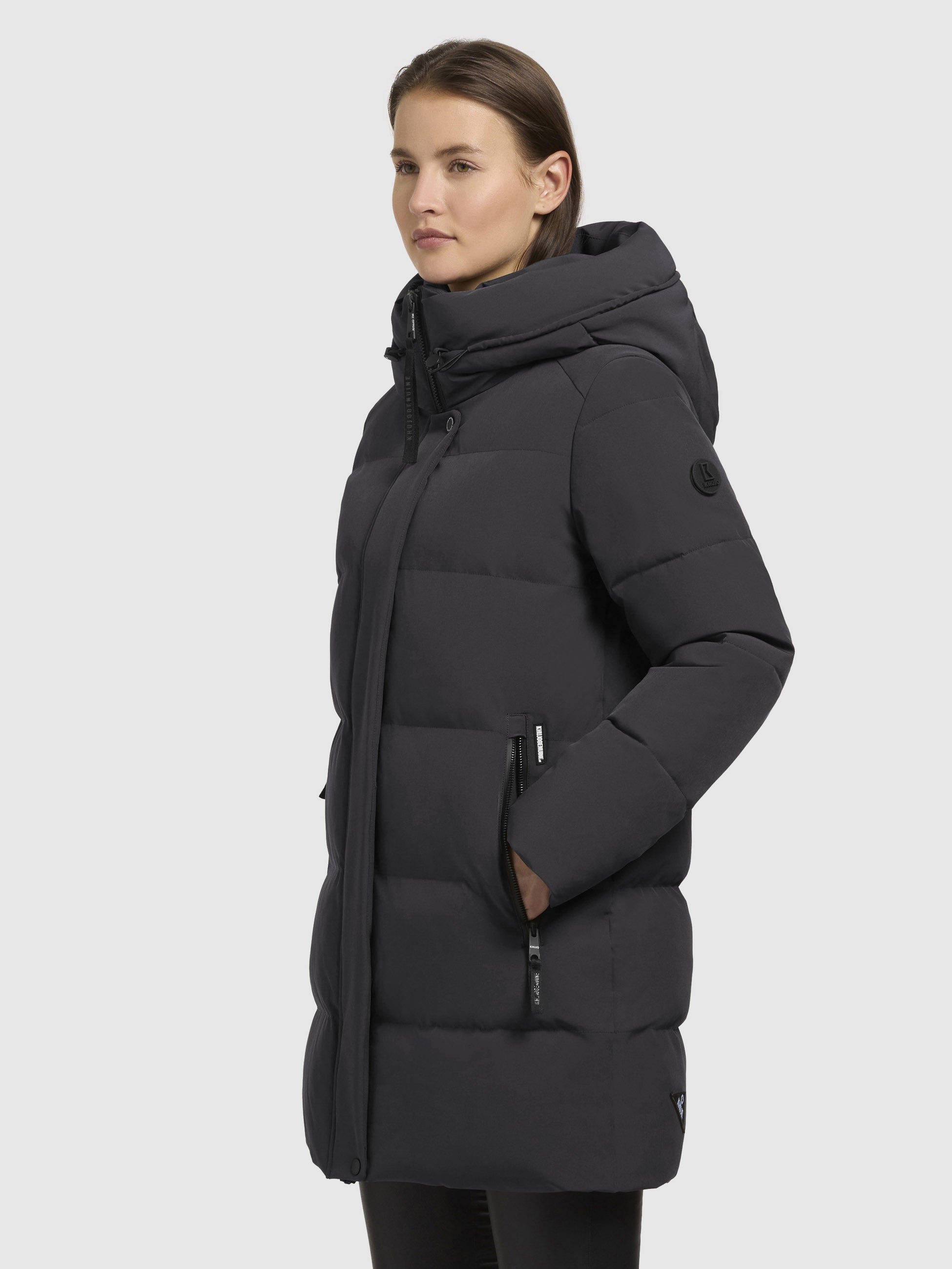 khujo-mantel-lola-dunkelgrau-wattierter-stepp-kurzmantel-damen-regular-fit image 5