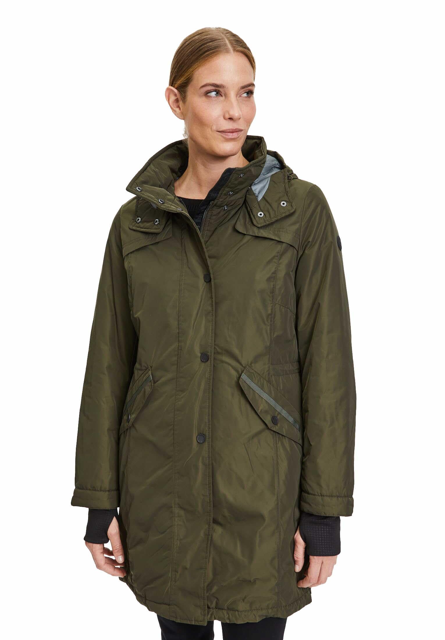 gil-bret-damen-jacke-popeline-9165-6215-7170-black-olive-44-eu image 1