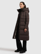 khujo-enakh-damen-steppmantel-moody-plum-slim-fit image 6