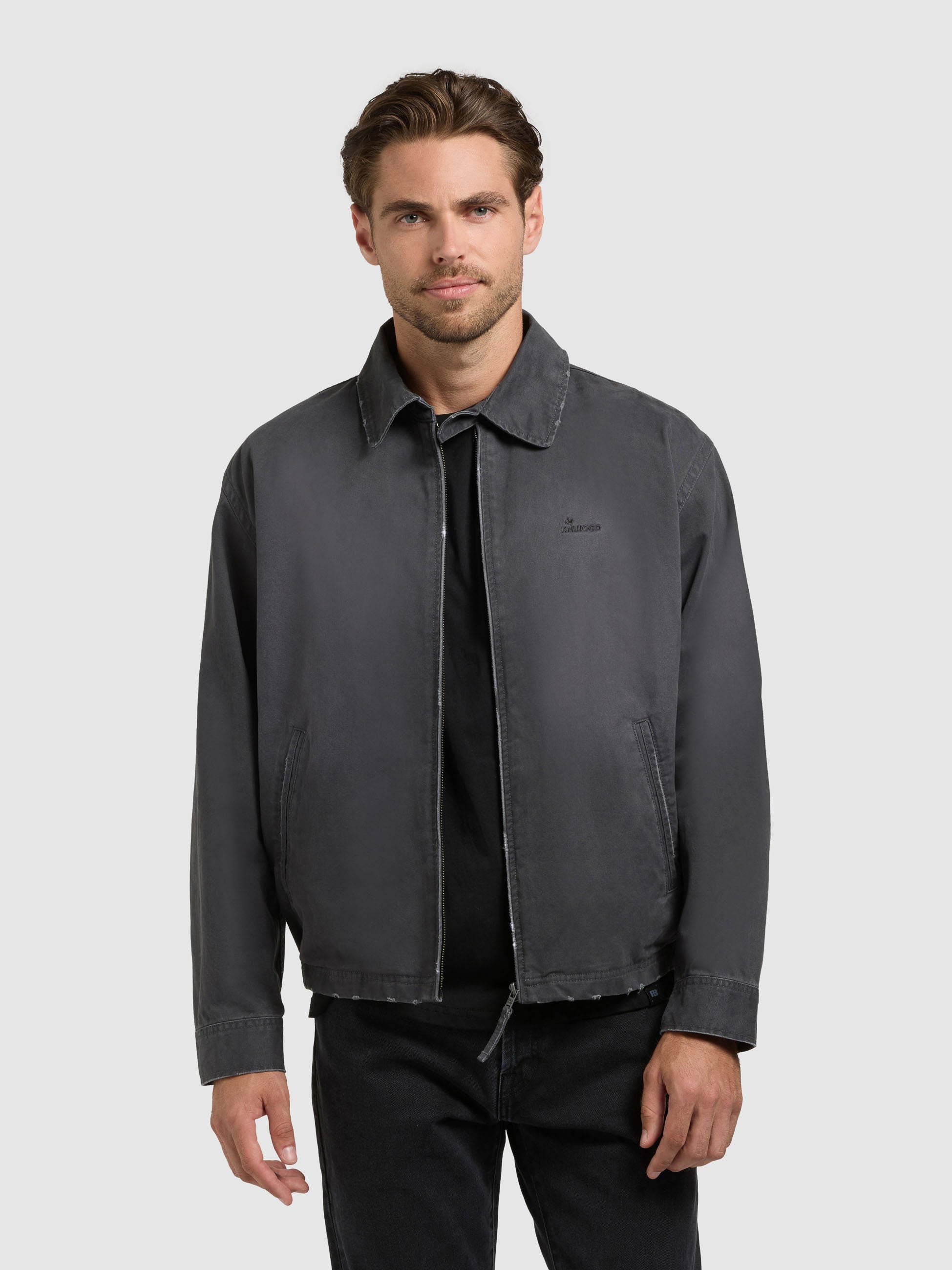 khujo-blouson-noam-jacke-grey-used-look-f-r-herren image 1