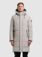 khujo-coat-pike-nimbus-gray-wintermantel image 4