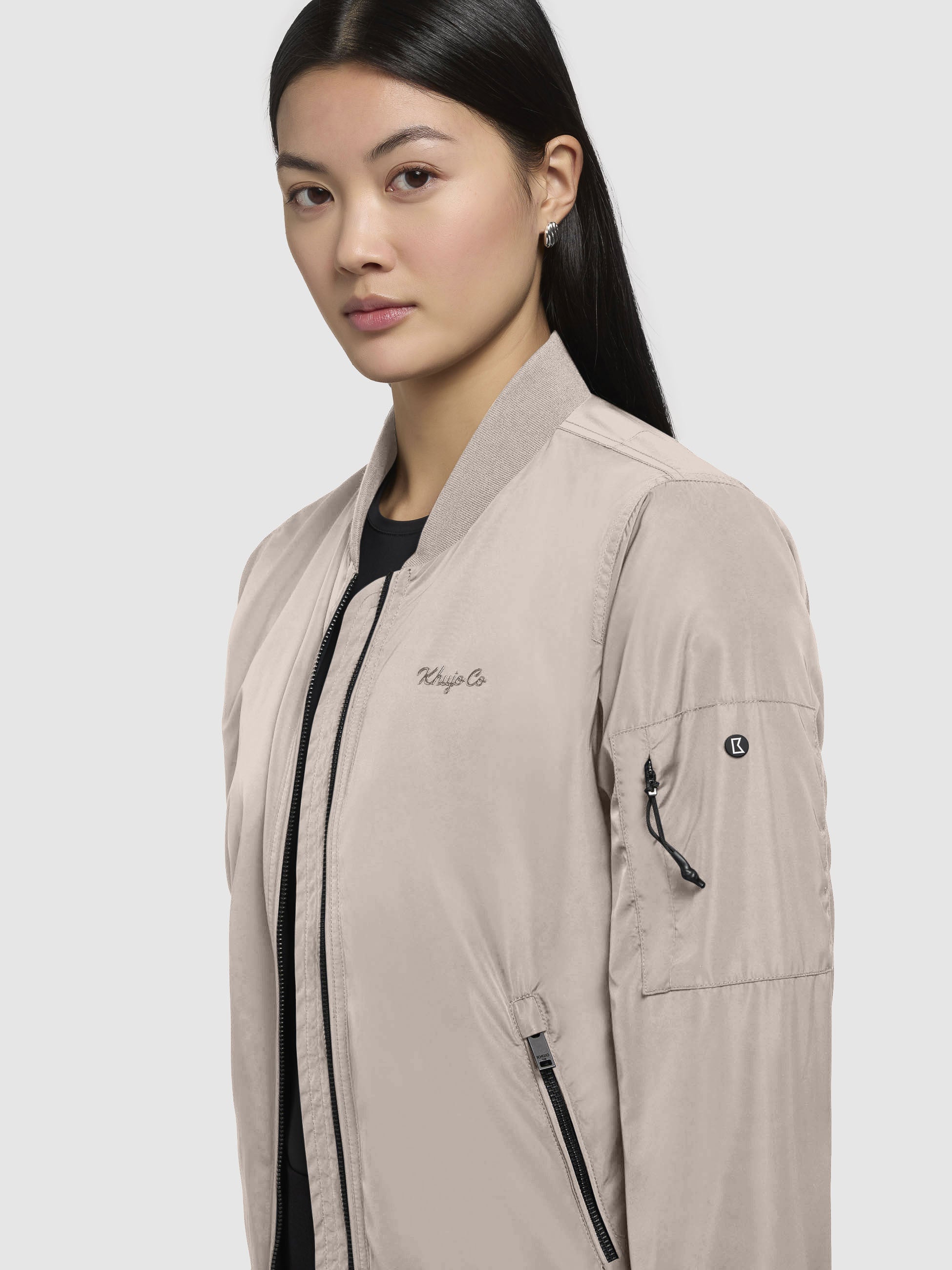 khujo-jacke-cend-beige-h-ftlange-damen-bomberjacke-blouson image 7