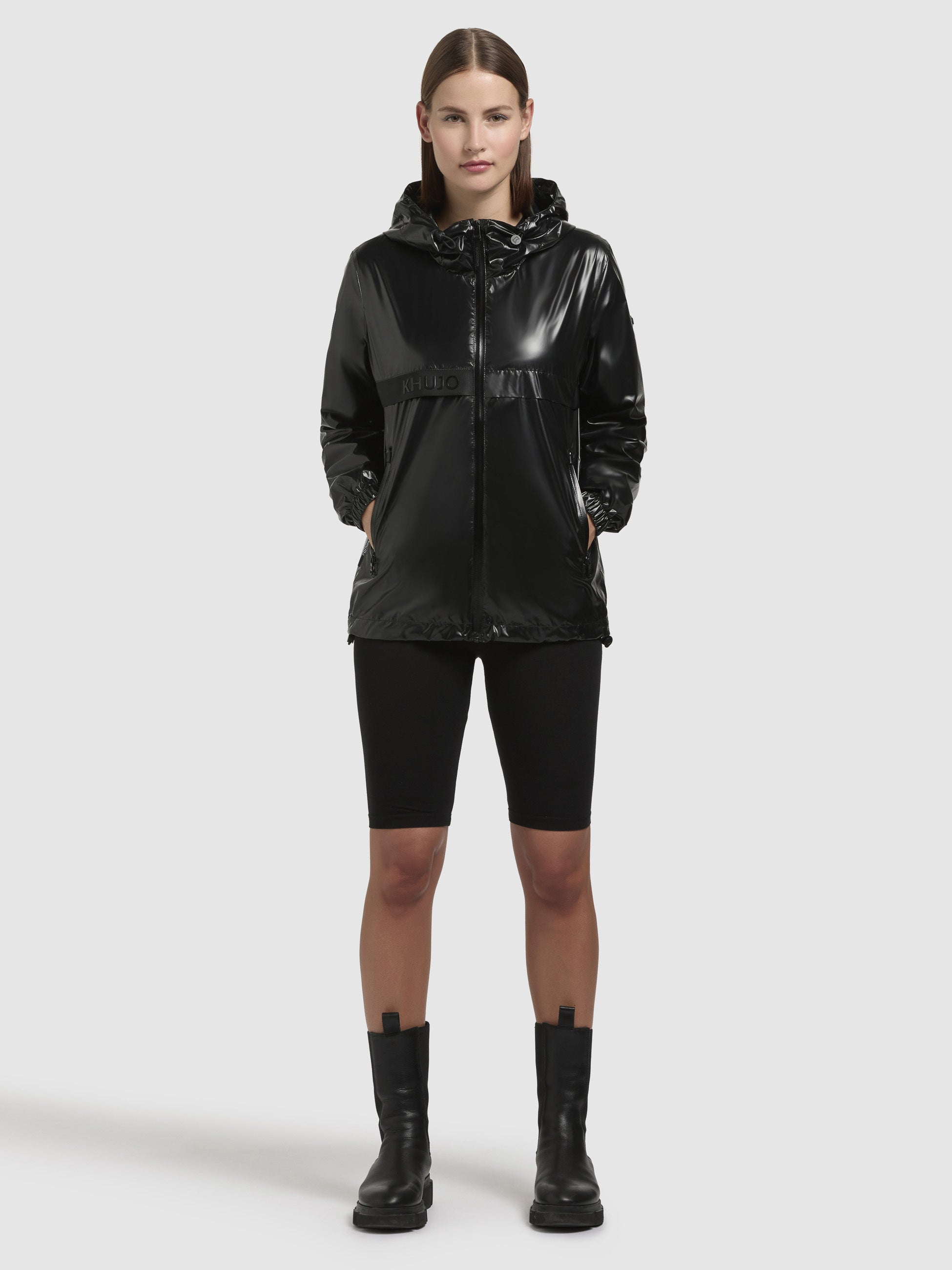 khujo-evelyn-damen-jacke-black-regular-fit image 1