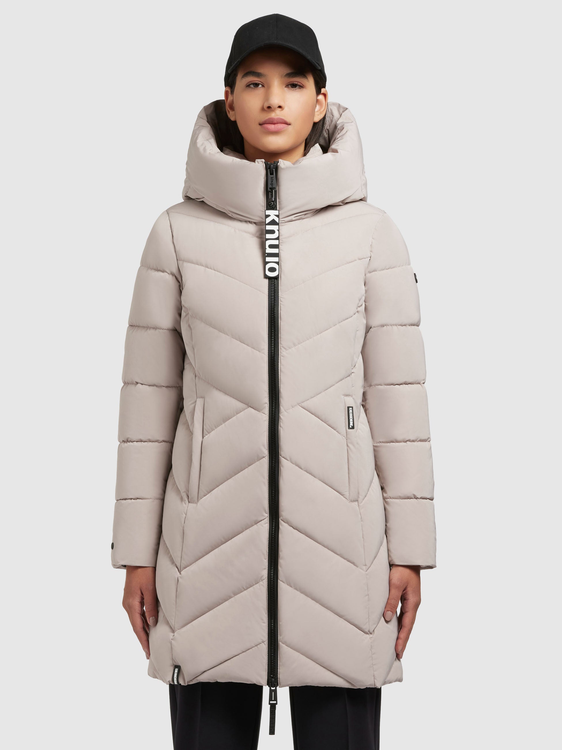 khujo-mantel-darka-hellbeige-regular-fit-steppmantel-damen image 4