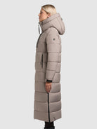 khujo-coat-deria4-greige-steppmantel-wadenlang-regular-fit image 5