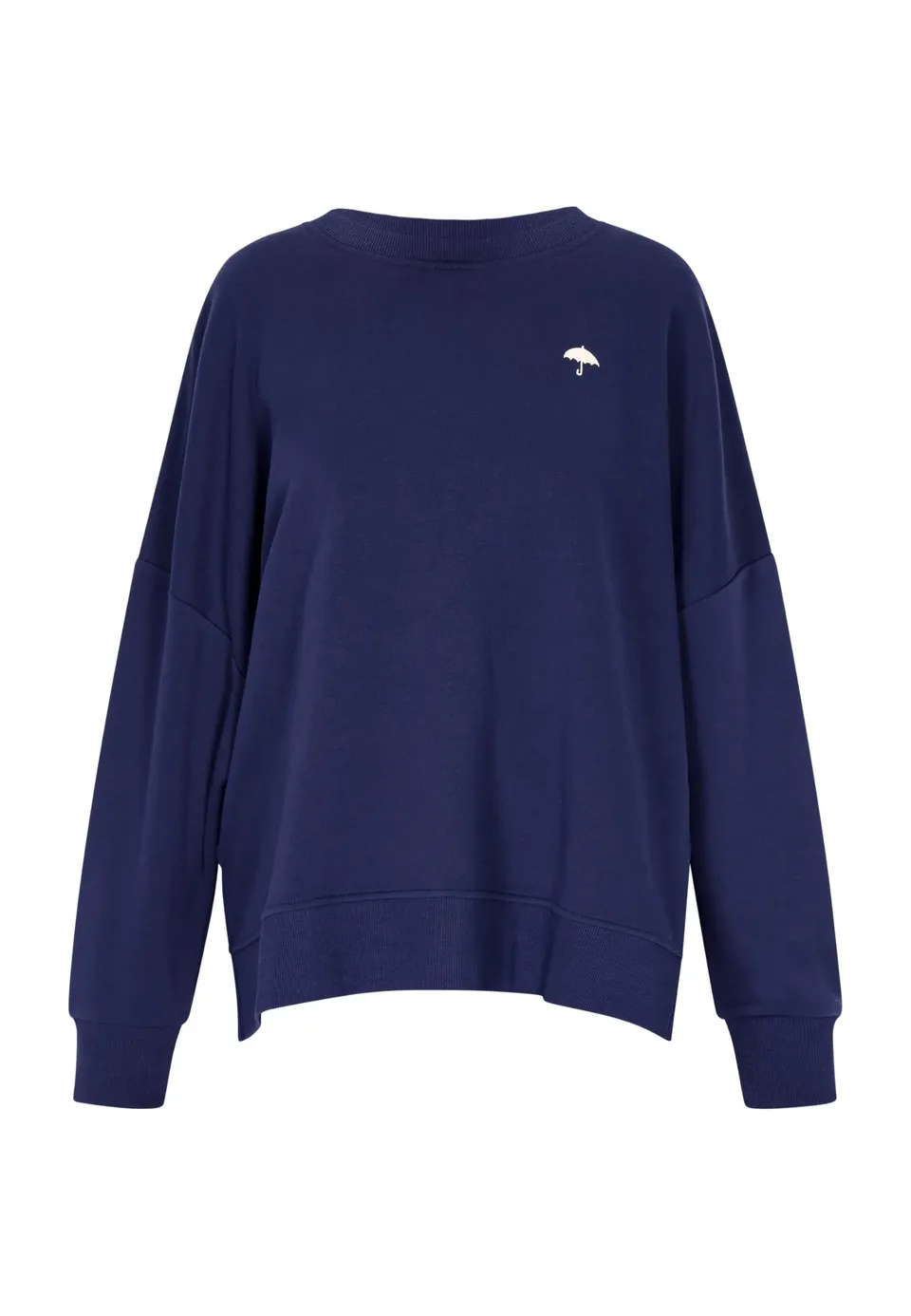 schmuddelwedda-damen-sweatshirt-langarm-rundhals-mit-stick-emblem image 1
