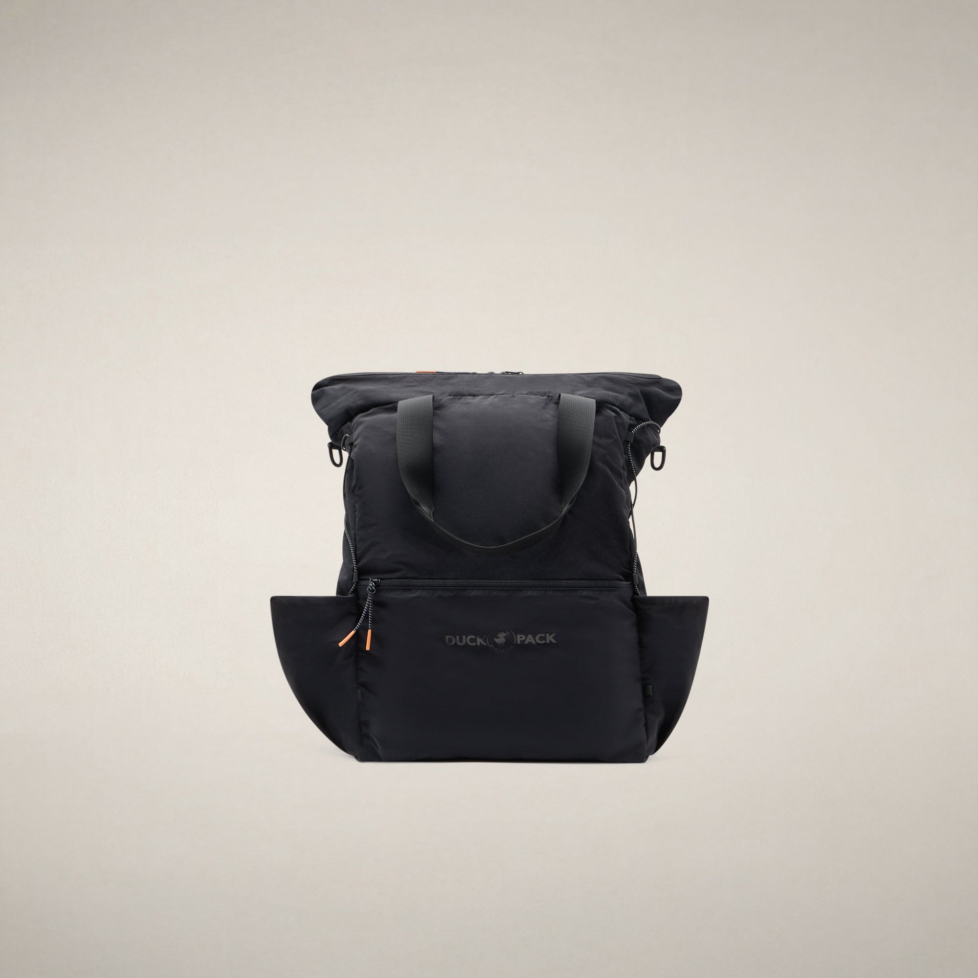 save-the-duck-seb-convertible-tote-rucksack-schwarz-aus-recyceltem-nylon image 1