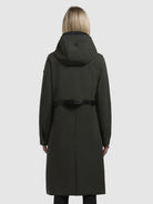 khujo-coat-layla-dunkelgr-n-wasserabweisender-kurzmantel image 3