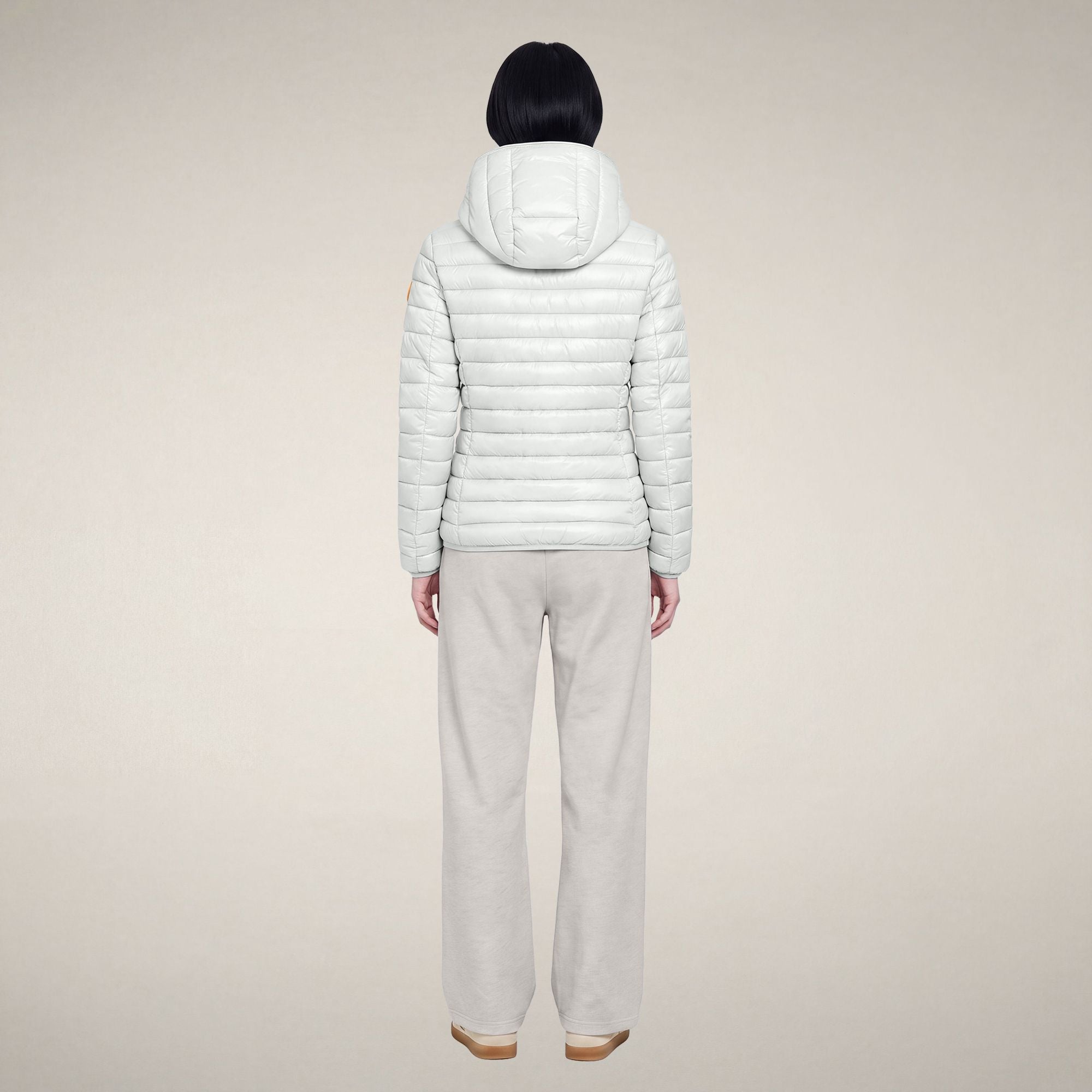 save-the-duck-daisy-damen-steppjacke-daunenjacke-bianco-panna-mit-kapuze image 2