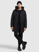 khujo-mantel-carl2-black-damen-parka-winterjacke image 6