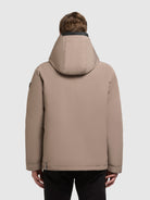 khujo-jacke-oreg-warm-wattierte-kapuzenjacke-in-greige image 3