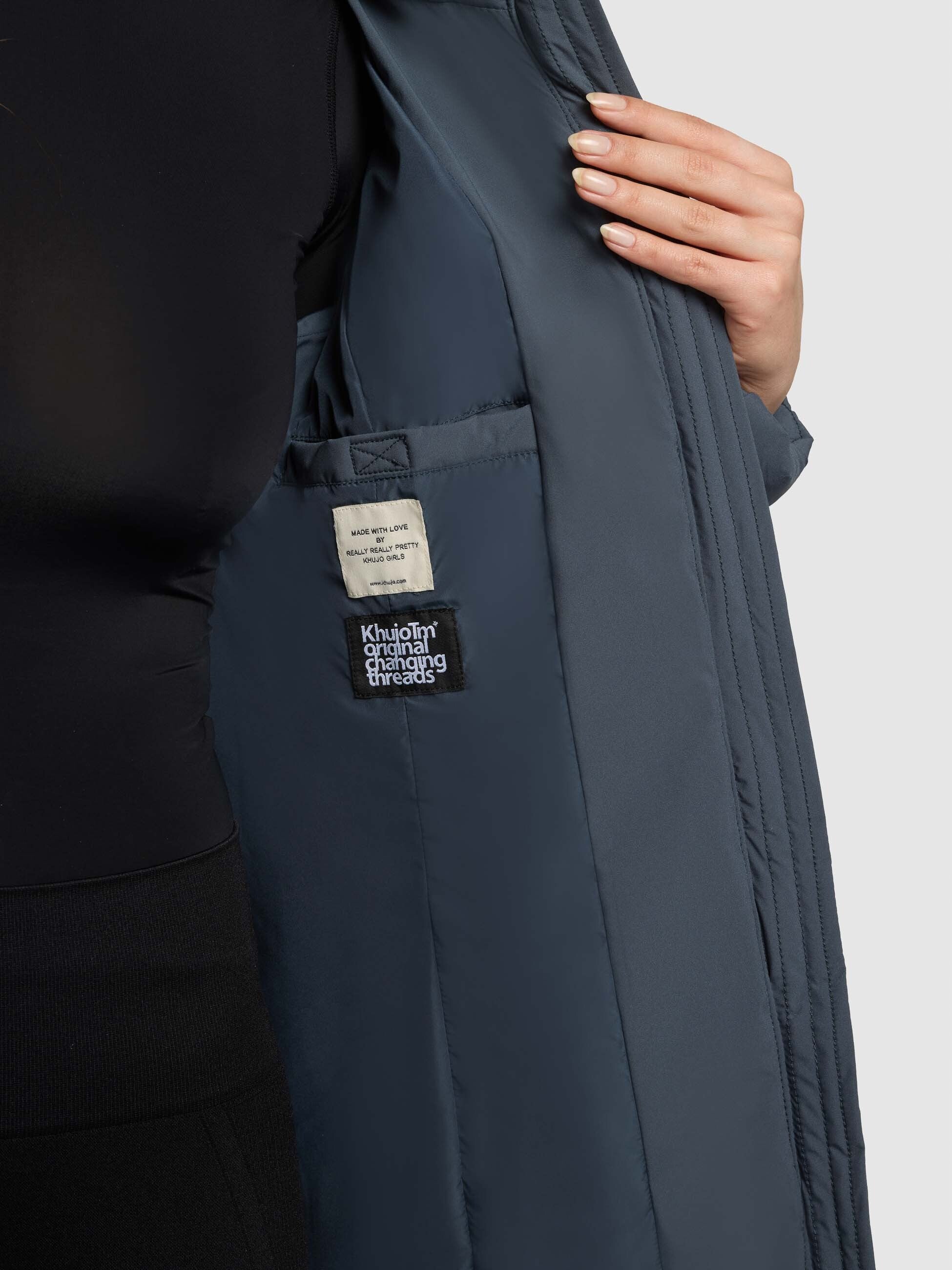 khujo-mantel-nita4-dim-blue-gesteppter-damen-kurzmantel image 8