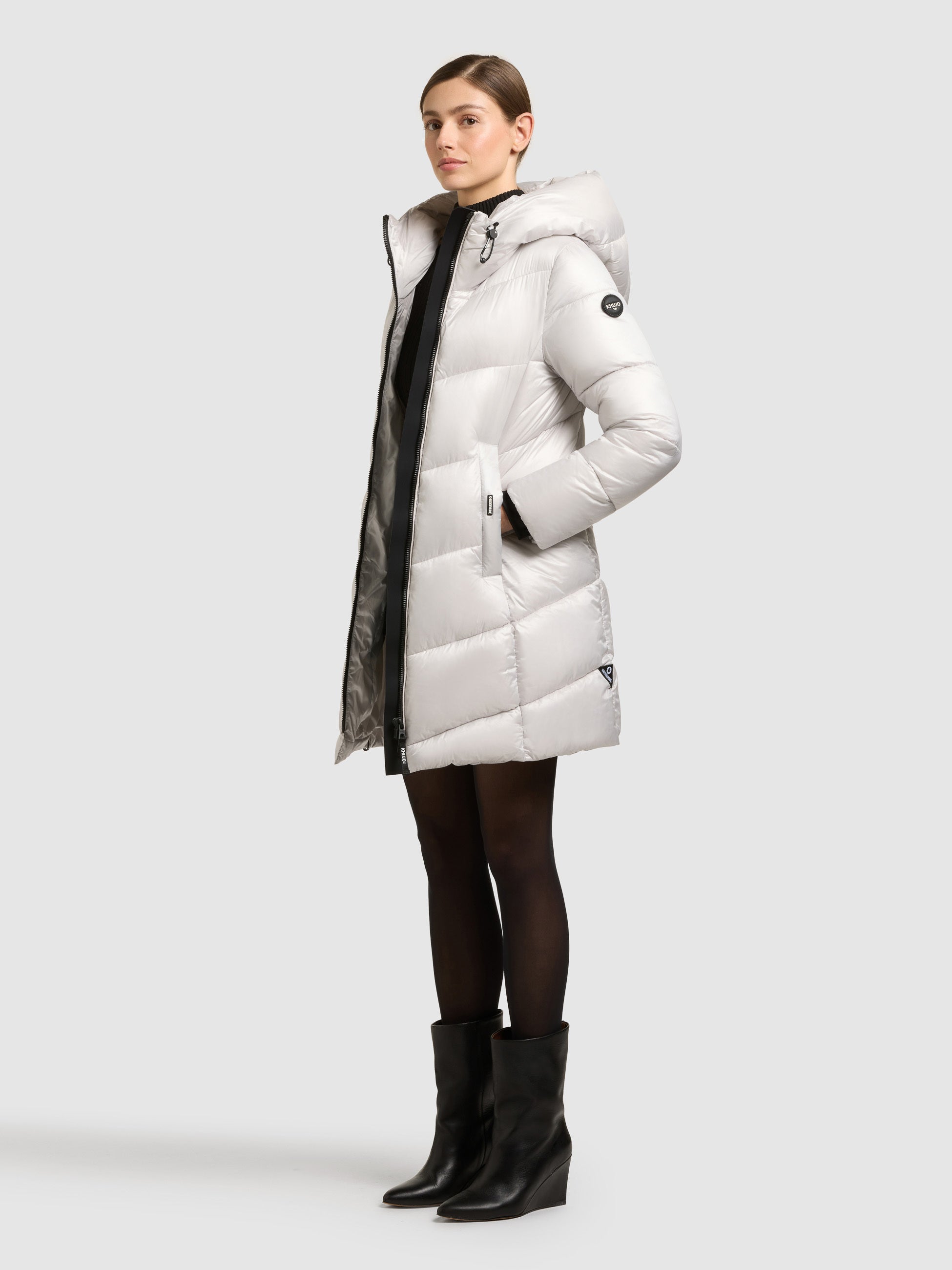 khujo-mantel-adriana-damen-steppmantel-flash-white-slim-fit image 6