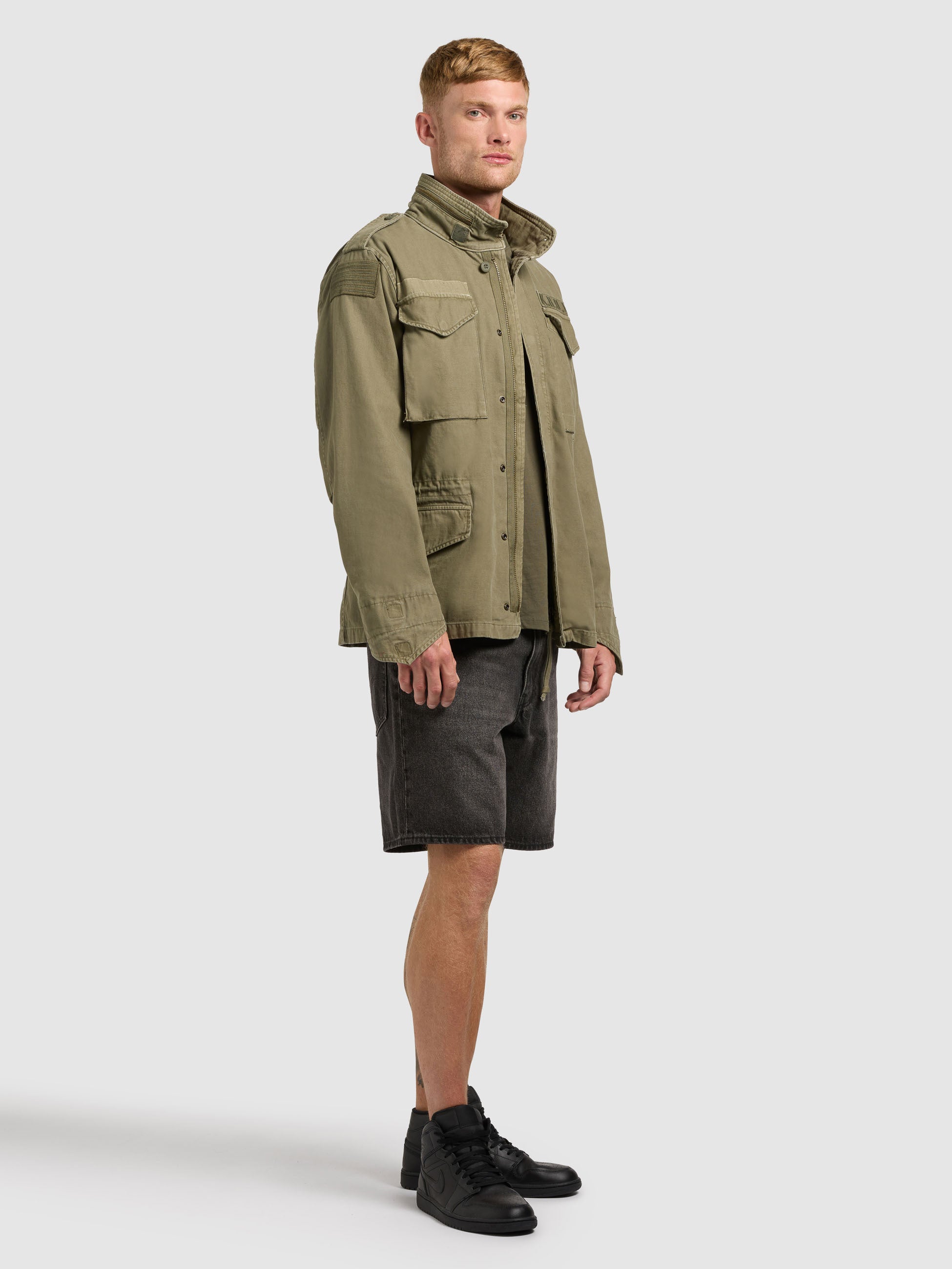 khujo-jacke-gene-olive-damen-fieldjacket-regular-fit image 6