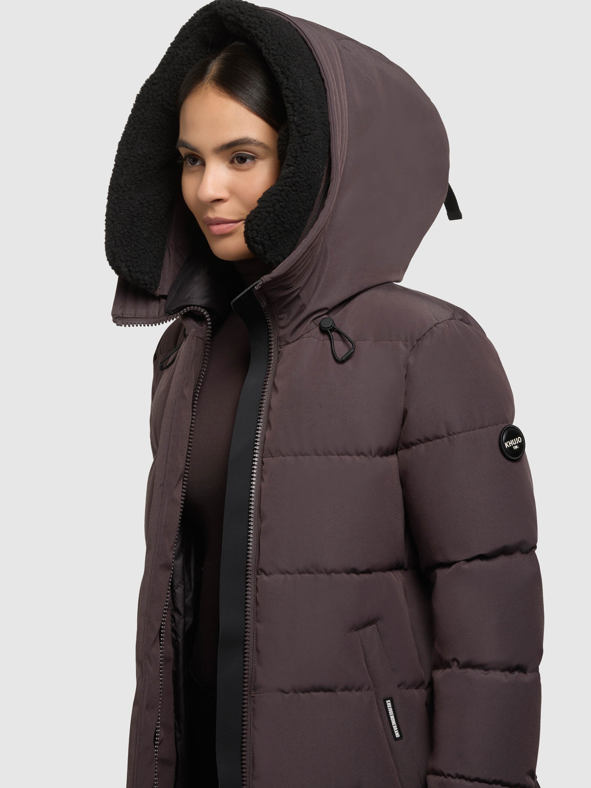 khujo-kelsi-damen-steppmantel-kurz-moody-plum image 7