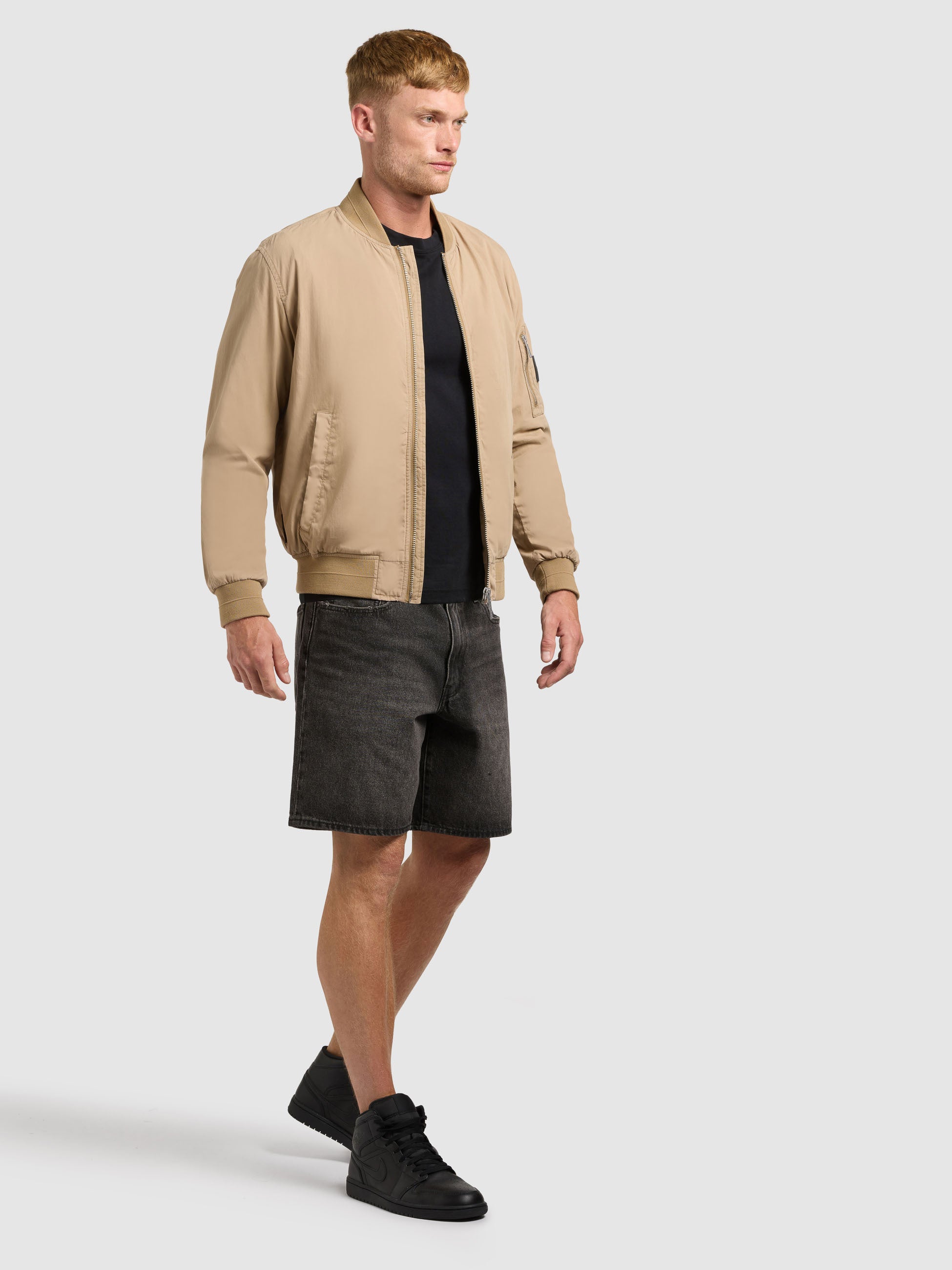 khujo-tawas-bomberjacke-dark-beige image 7