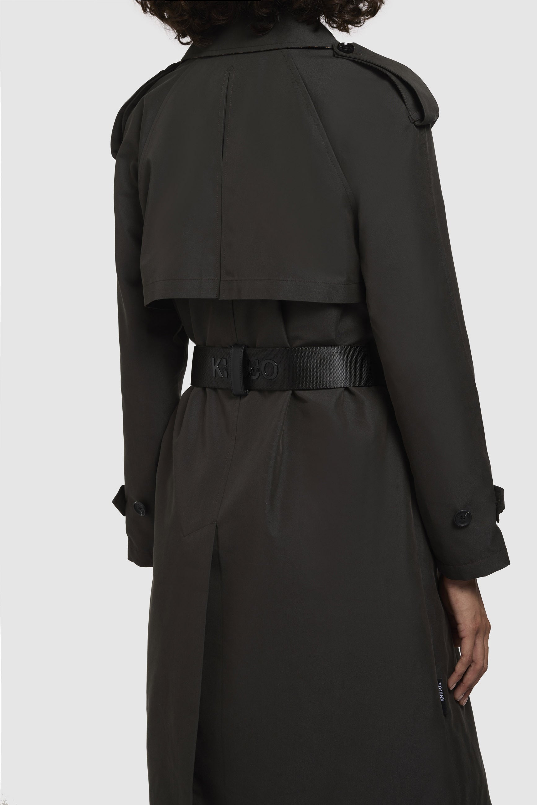 khujo-mantel-rula-dunkelgrau-trenchcoat-kurzmantel-damen-mit-g-rtel image 7