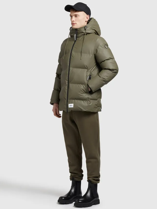 khujo-jacke-nabor-olive-damen-steppjacke-winterfest image 1