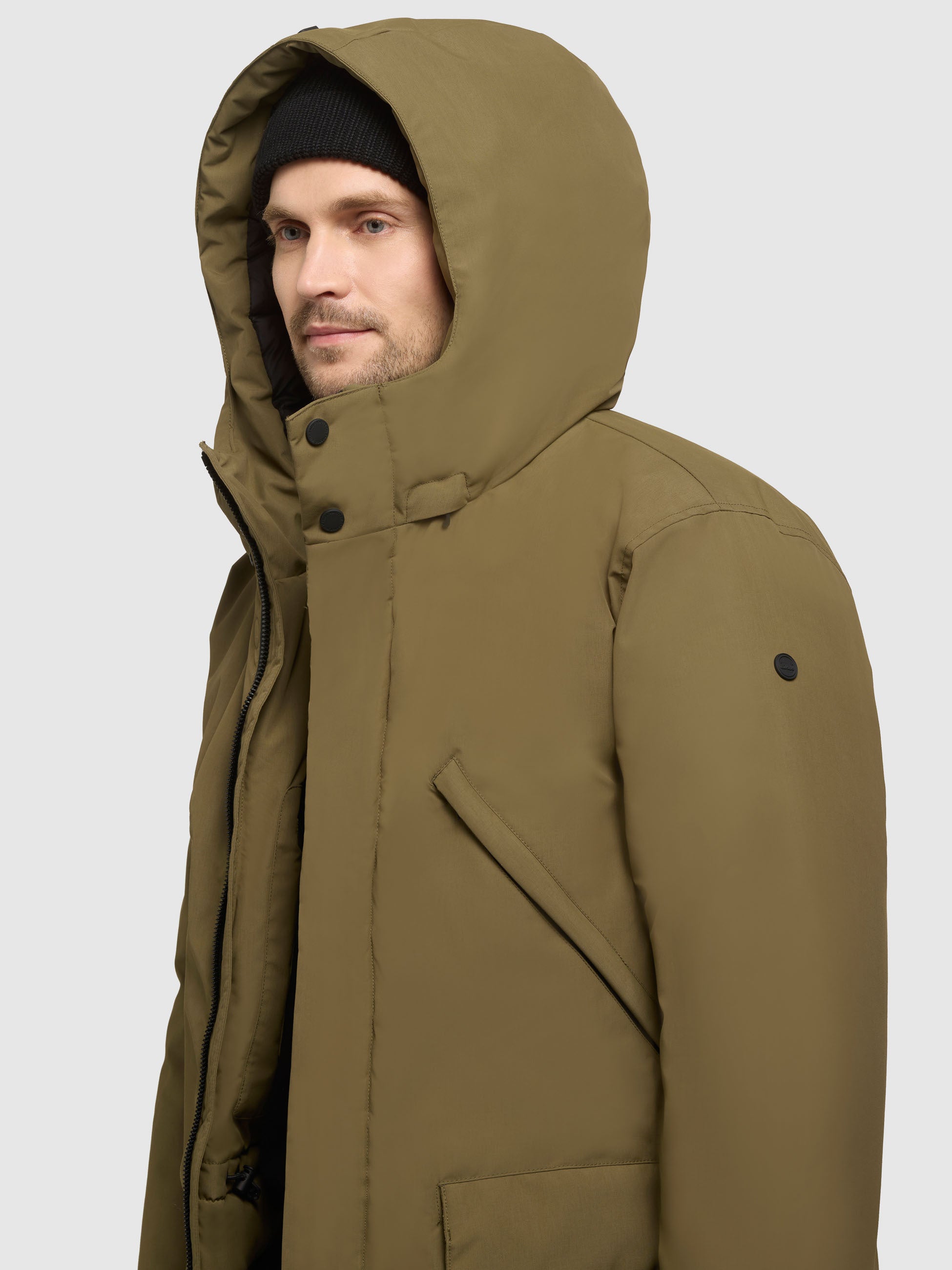 khujo-figaro-parka-herren-scrub-green-loose-fit image 7