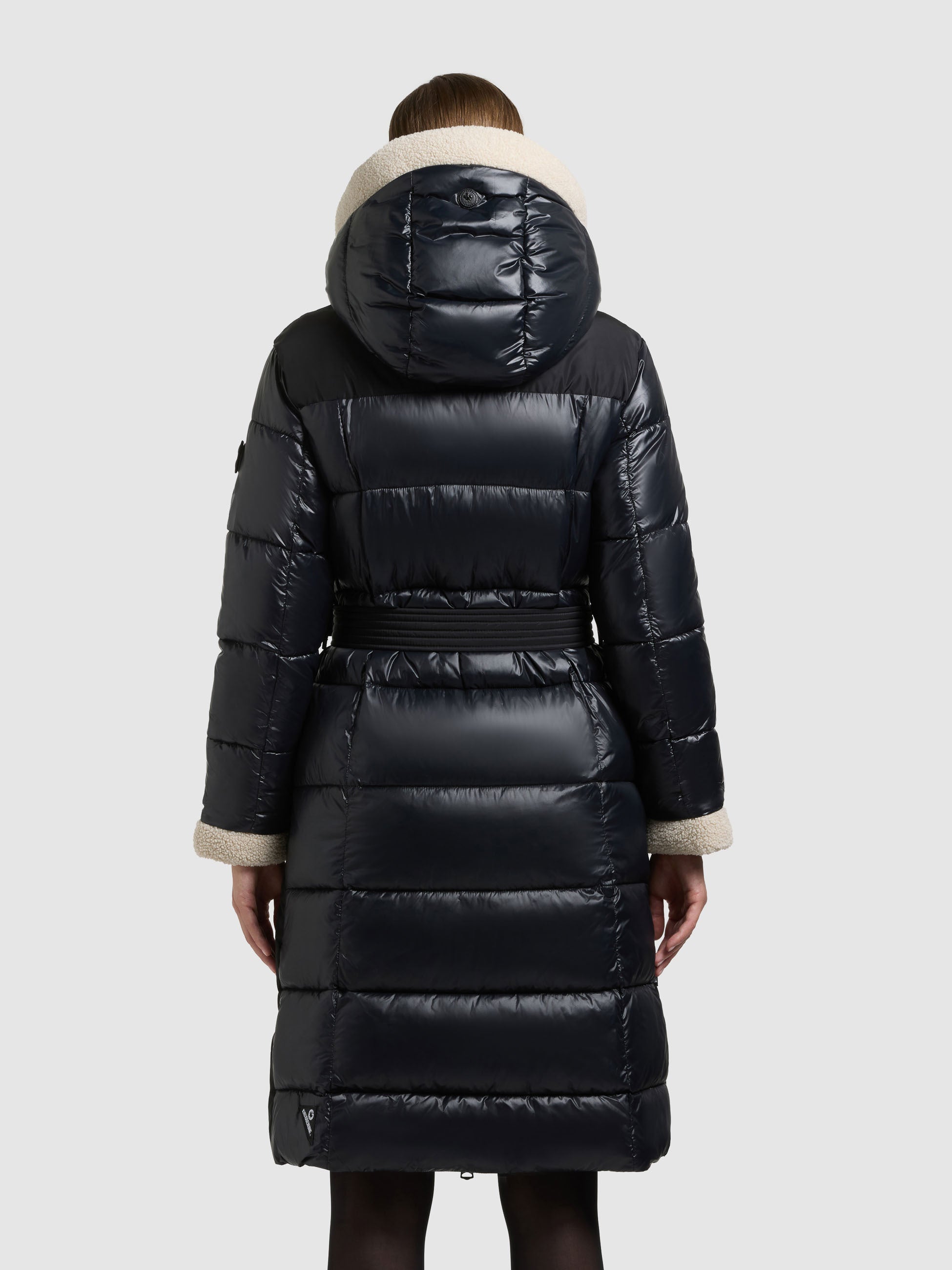 khujo-poppy-damen-kurzmantel-knielang-teddyfleece-schwarz image 3